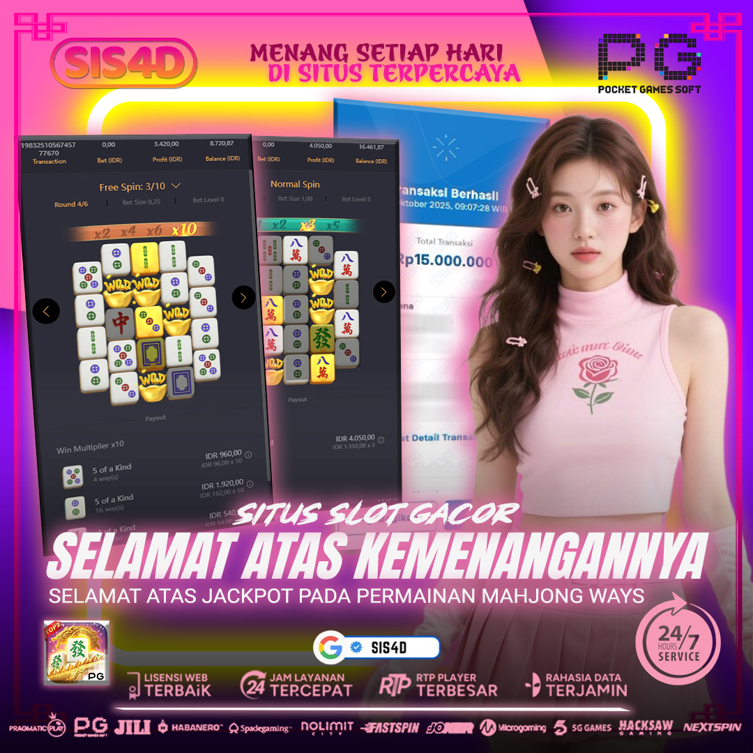 MAHJONG WAYS 2 PECAH PANJANG, MEMBER SIS4D JACKPOT 15 JUTA