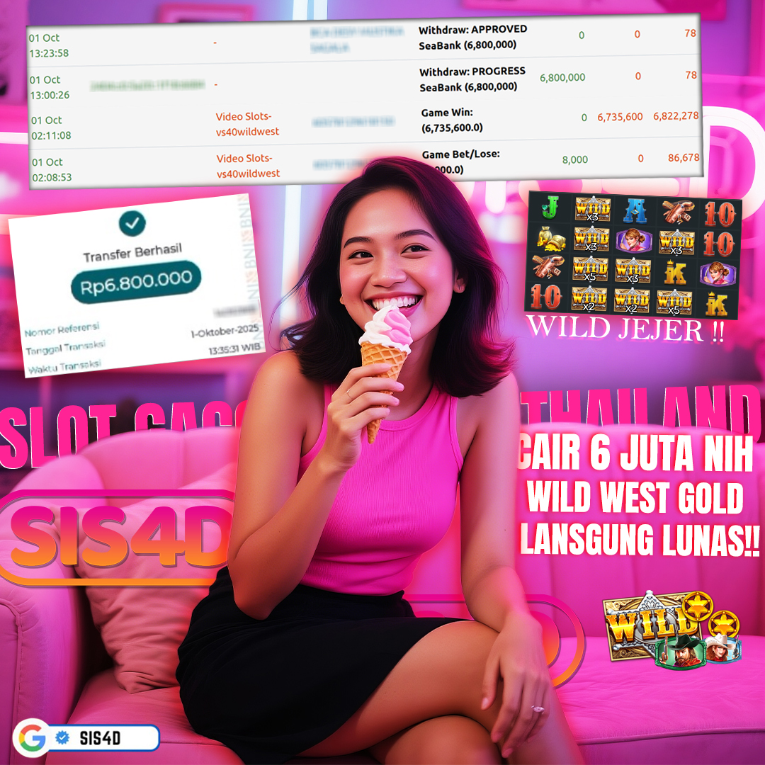 CAIR Rp 6.800.000 DARI WILD WEST GOLD