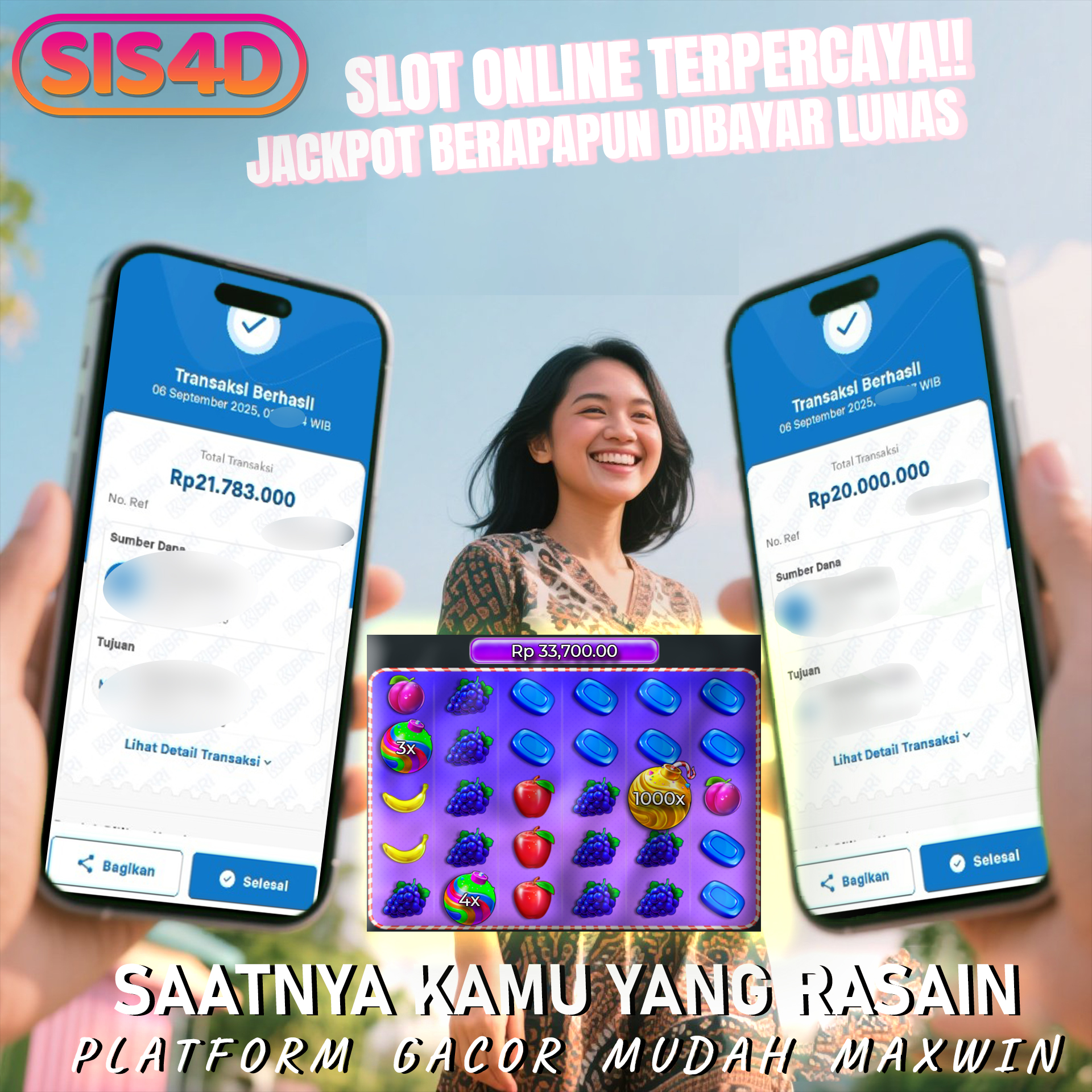 JACKPOT 41 JUTA || PERKALIAN 1000 TURUN