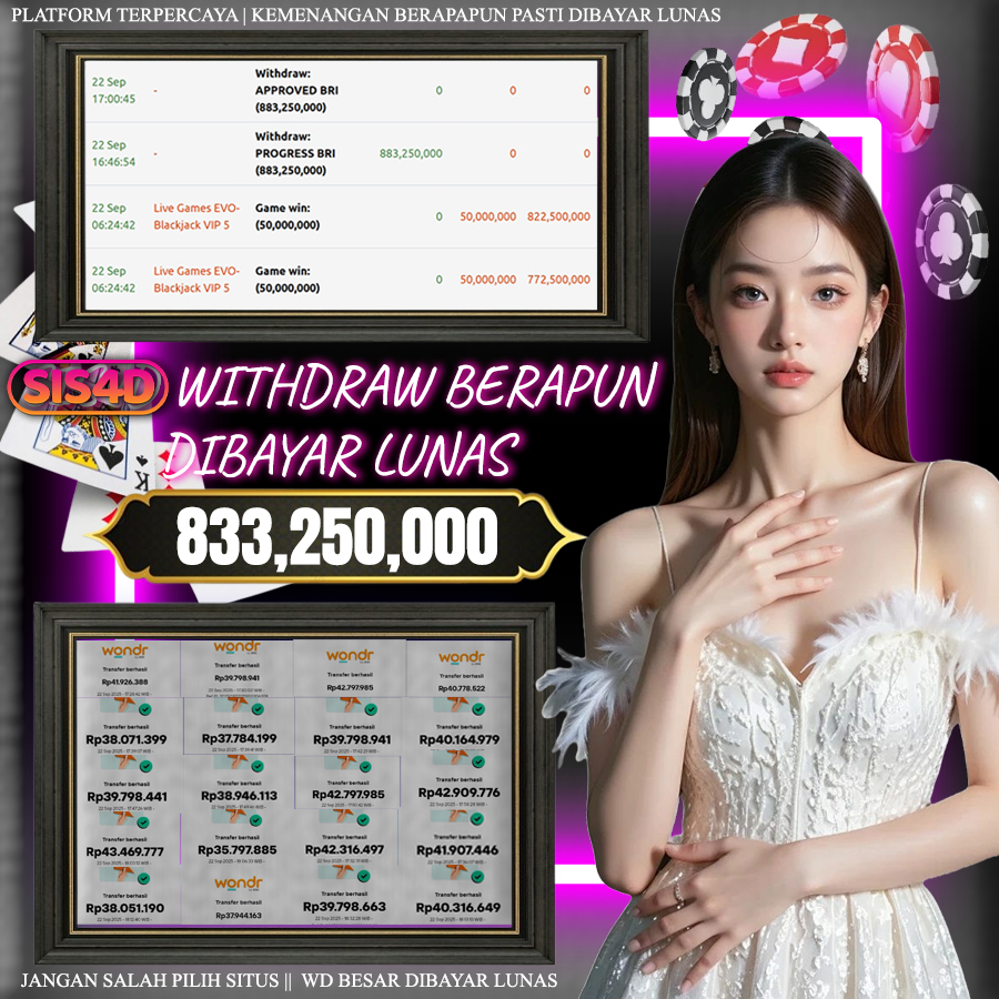 WD Rp 833.250.000 LANGSUNG LUNAS