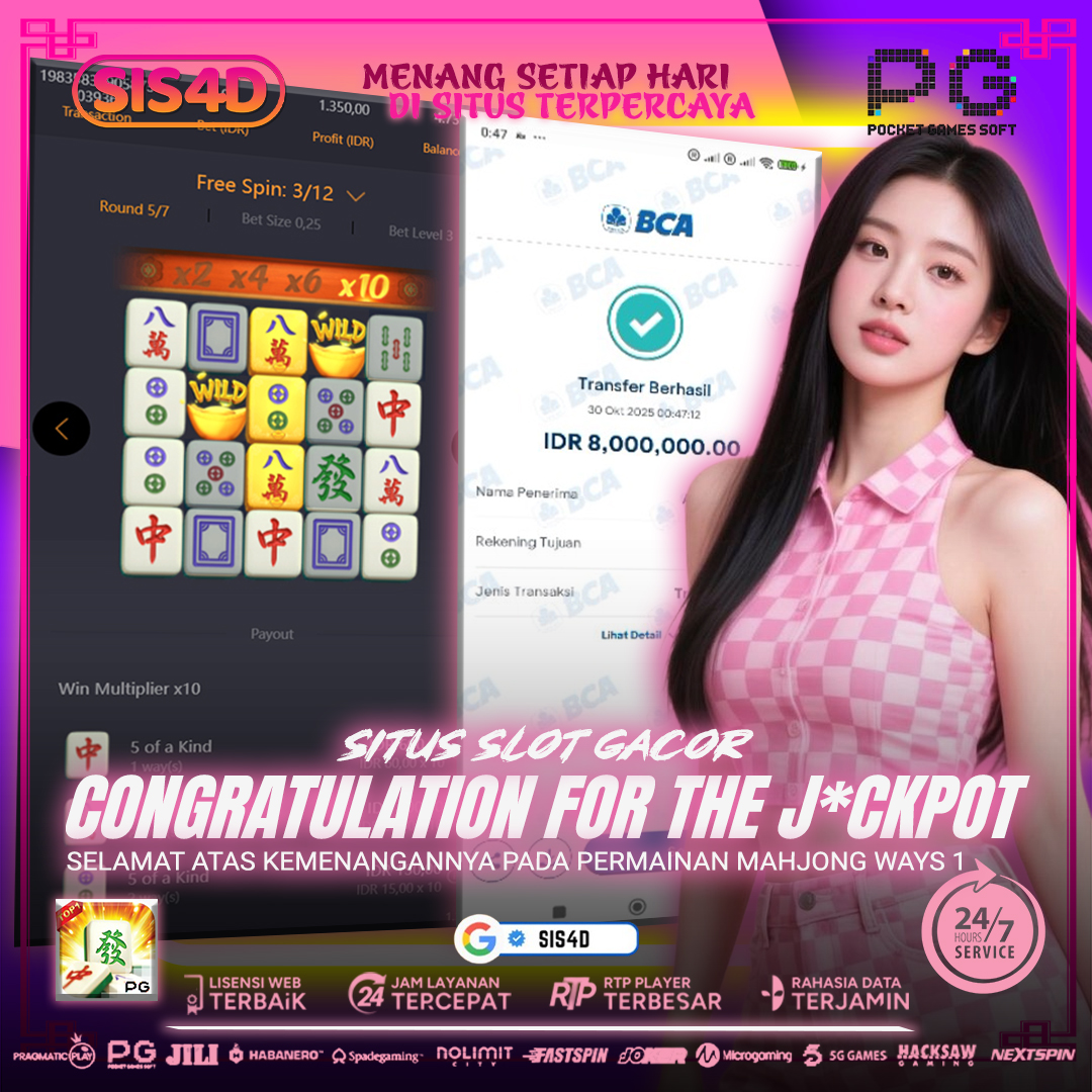 MEMBER INI JACKPOT PADA MAHJONG WAYS DENGAN TOTAL WD Rp 8.000.000