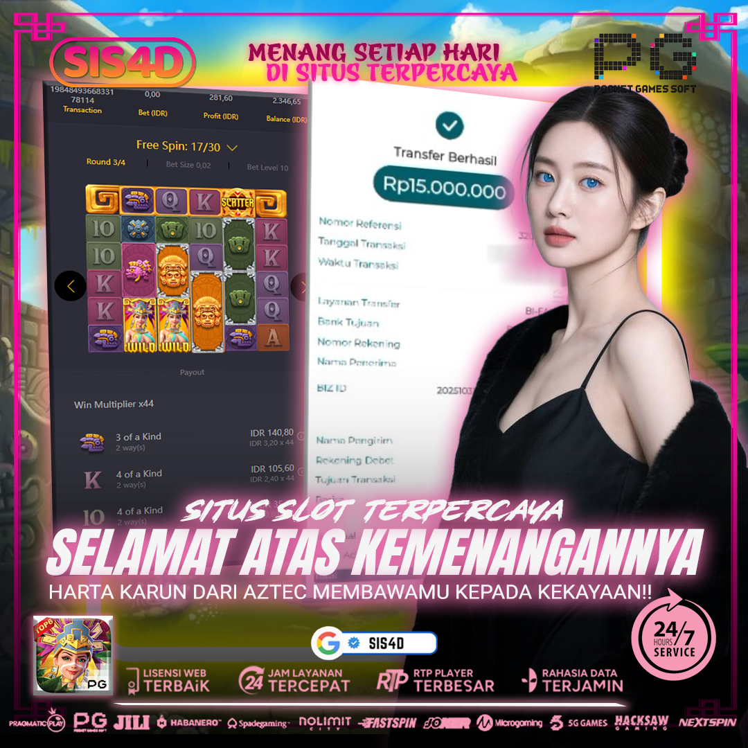 TREASURES OF AZTEC KASIH JACKPOT HINGGA Rp 15.000.000  LANGSUNG CAIR