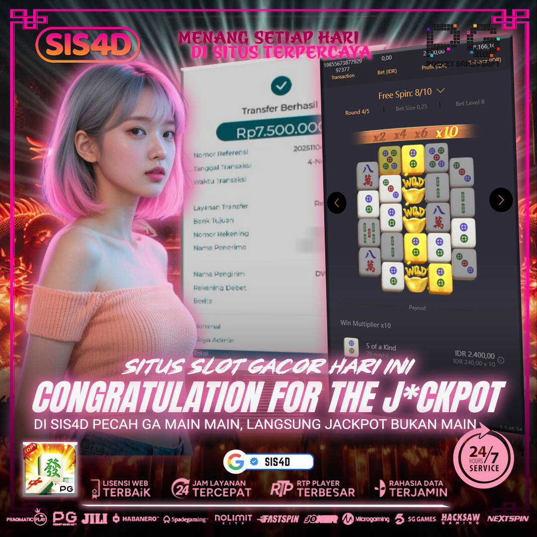 JACKPOT Rp 7.500.000 DARI MAHJONGWAYS1-PG SOFT