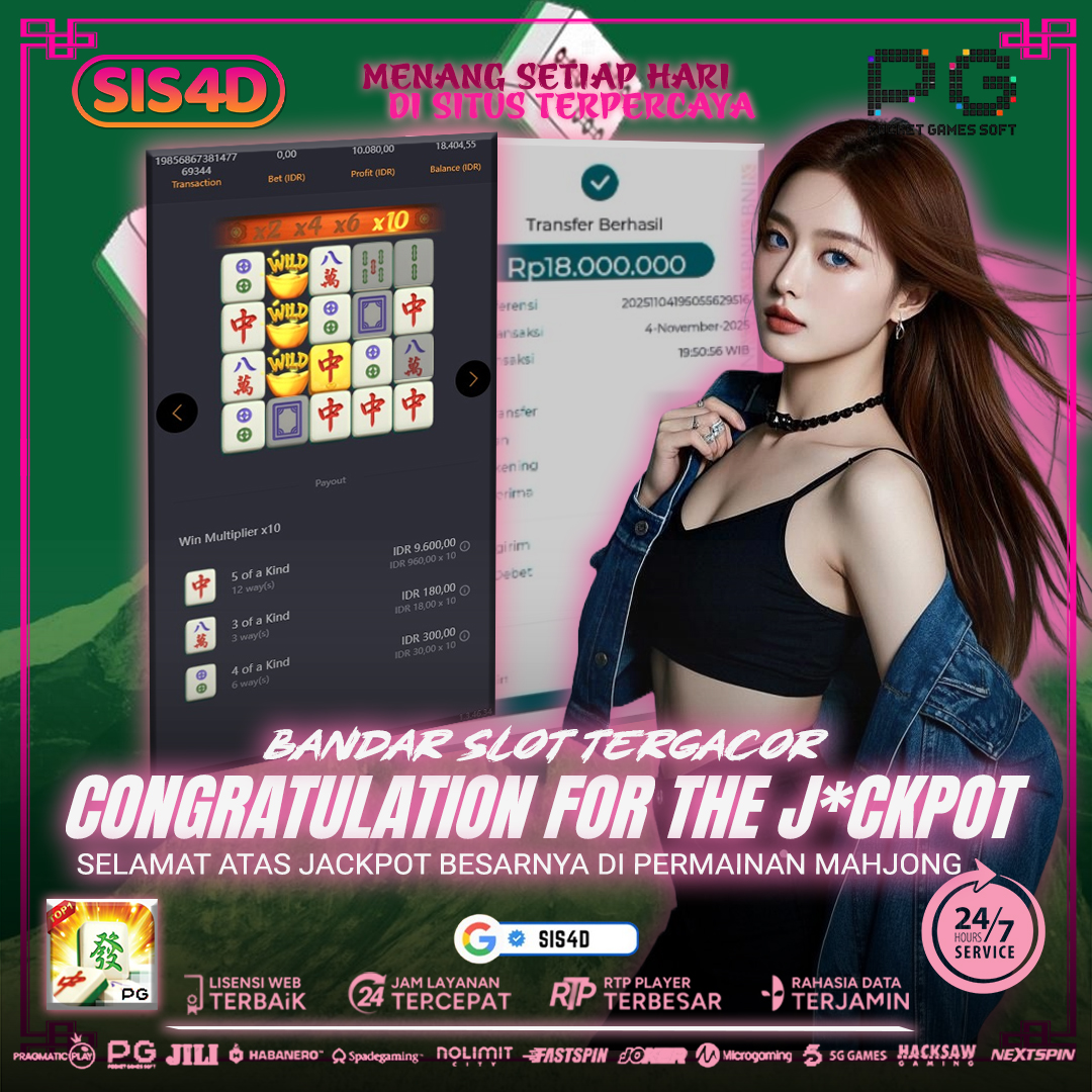 JACKPOT Rp 18.000.000 DARI MAHJONGWAYS1