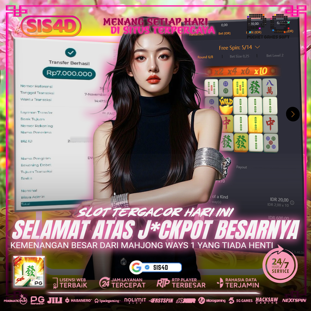 JACKPOT Rp 7.000.000 DARI MAHJONGWAYS1