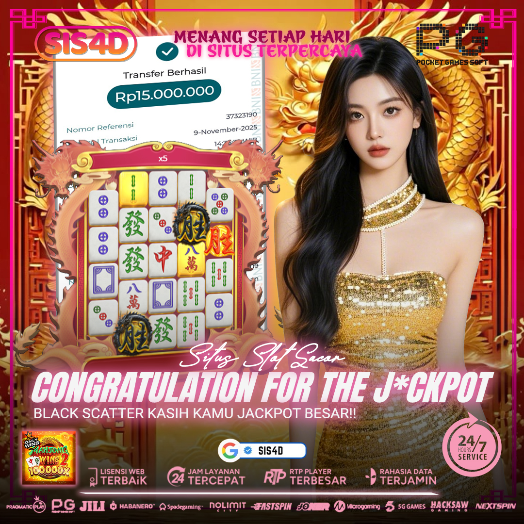 2 SCATTER HITAM TURUN DAN JACKPOT HINGGA Rp 15.000.000