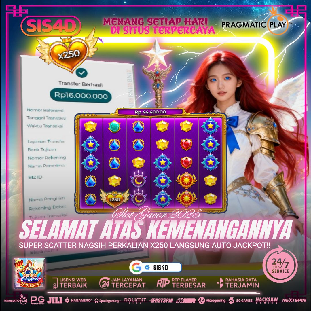 KEMENANGAN Rp 16.000.000 DARI STARGLIGHT PRINCESS SUPER SCATTER