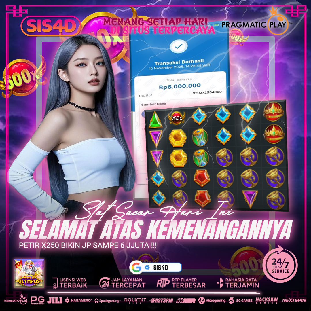 JACKPOT Rp 6.000.000 DARI GATES OF OLYMPUS