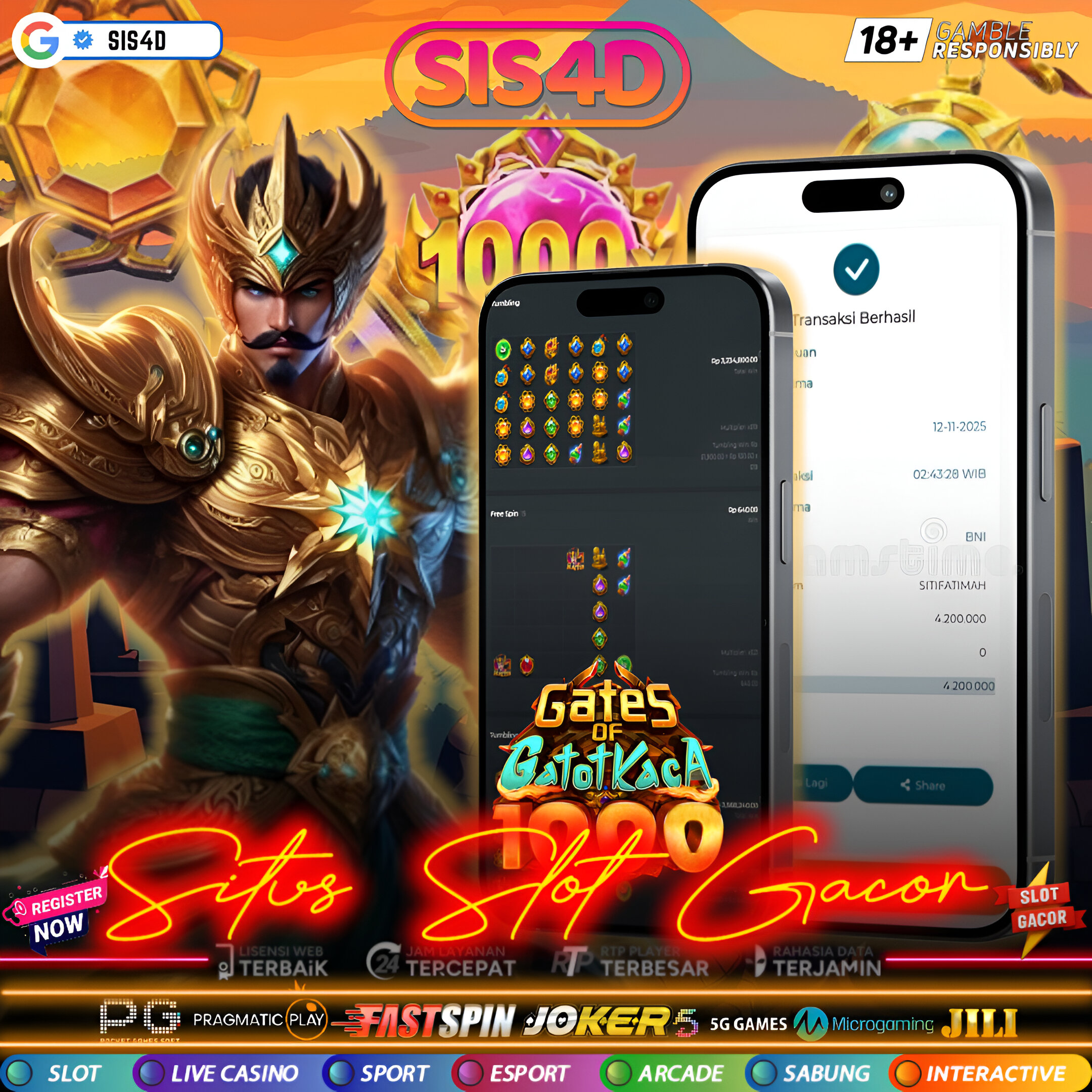 Bukan sekedar Legenda Kemenangan nyata dari GatotKaca💸