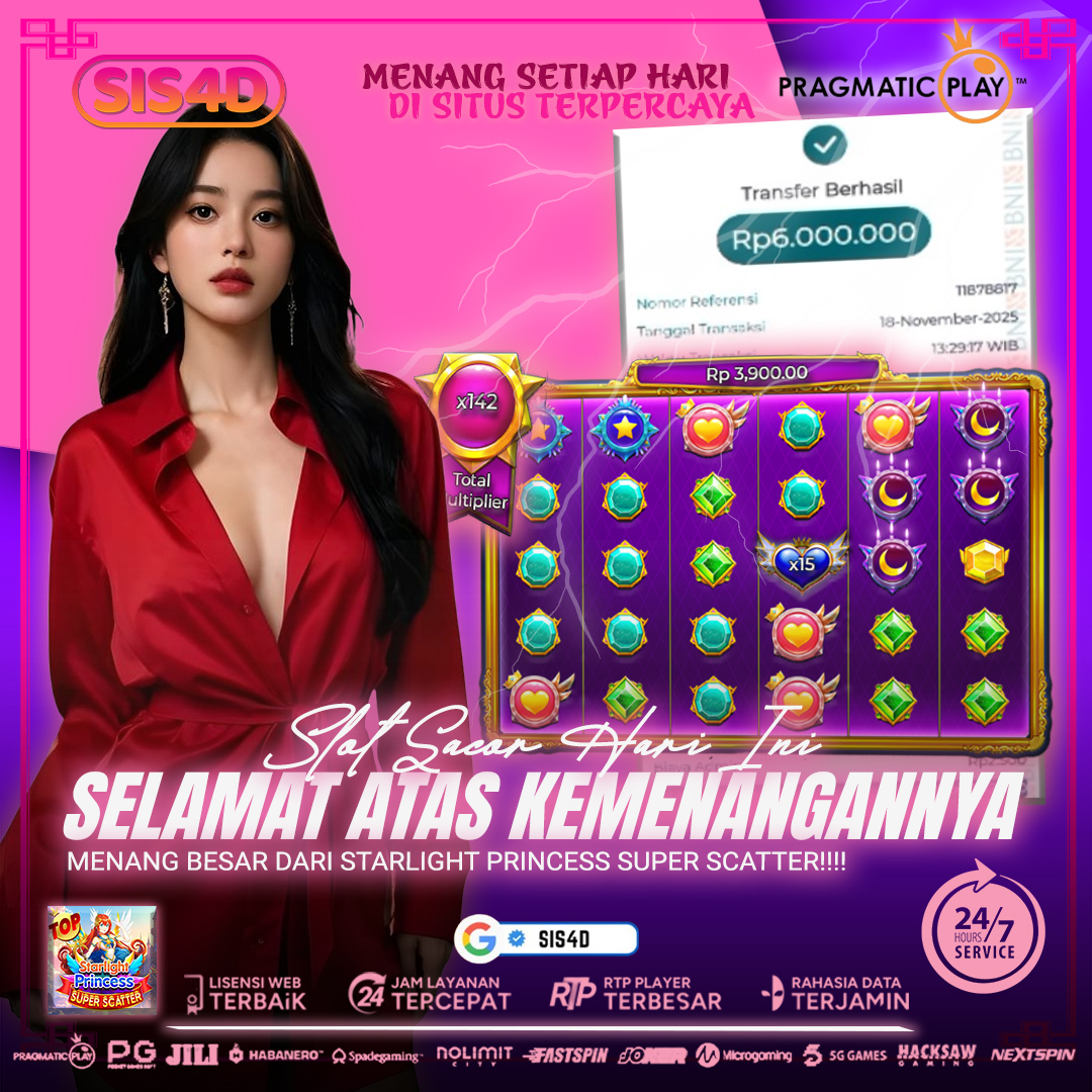 DAILY BIG WINS SIS4D Rp 6.000.000