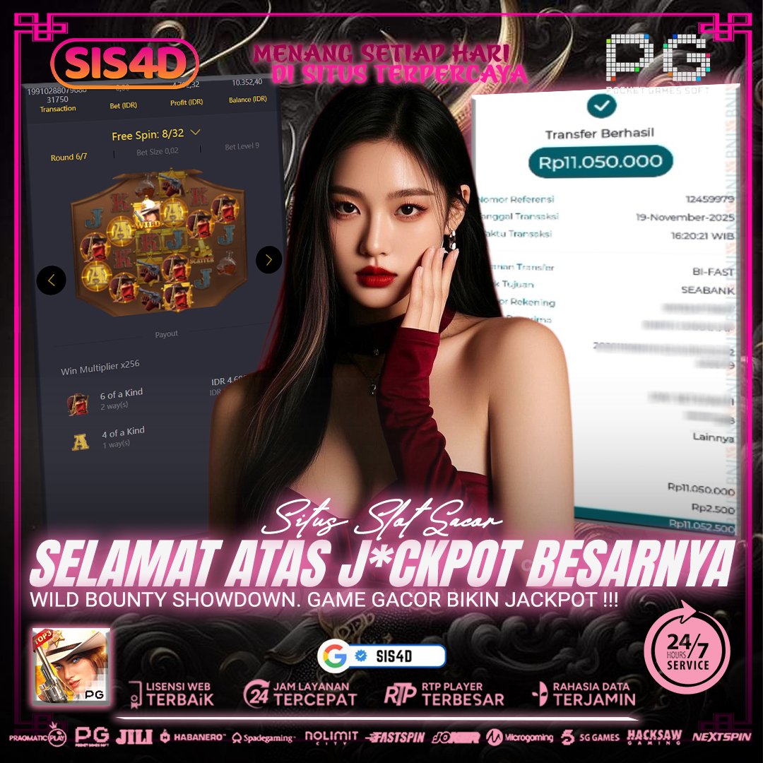 MENANG BESAR Rp 11.050.000 DARI WILD BOUNTY SHOWDOWN