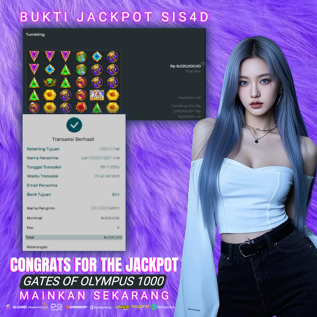 BIG WIN Rp 16.000.000 at GATES OF OLYMPUS 1000