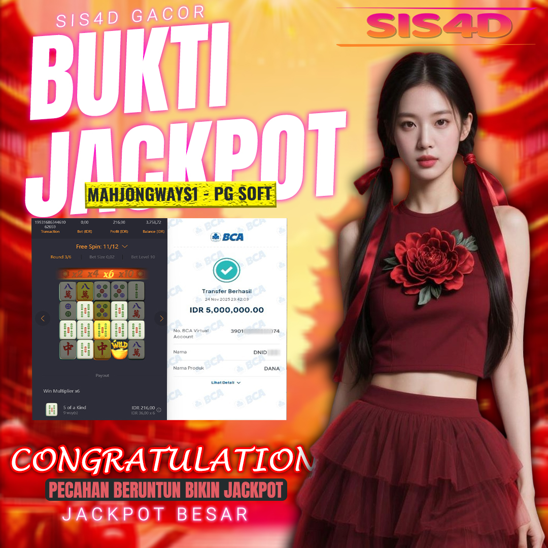 MAHJONGWAYS1 KASIH KEMENANGAN LAGI UNTUK MEMBER SIS4D