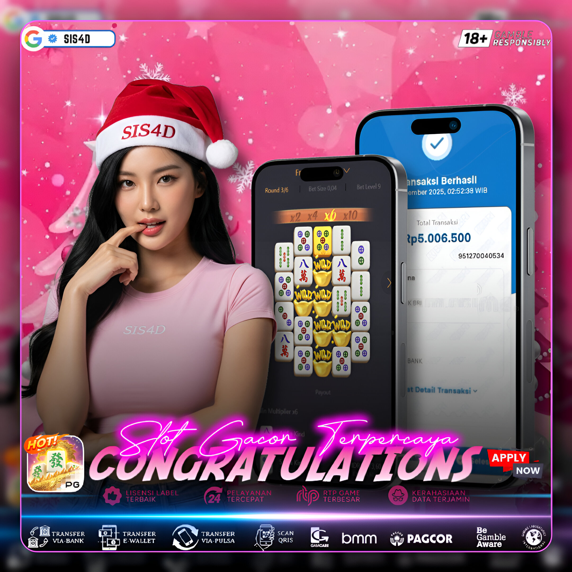 Kado natal dari MAHJONG WAYS 2🥳💸