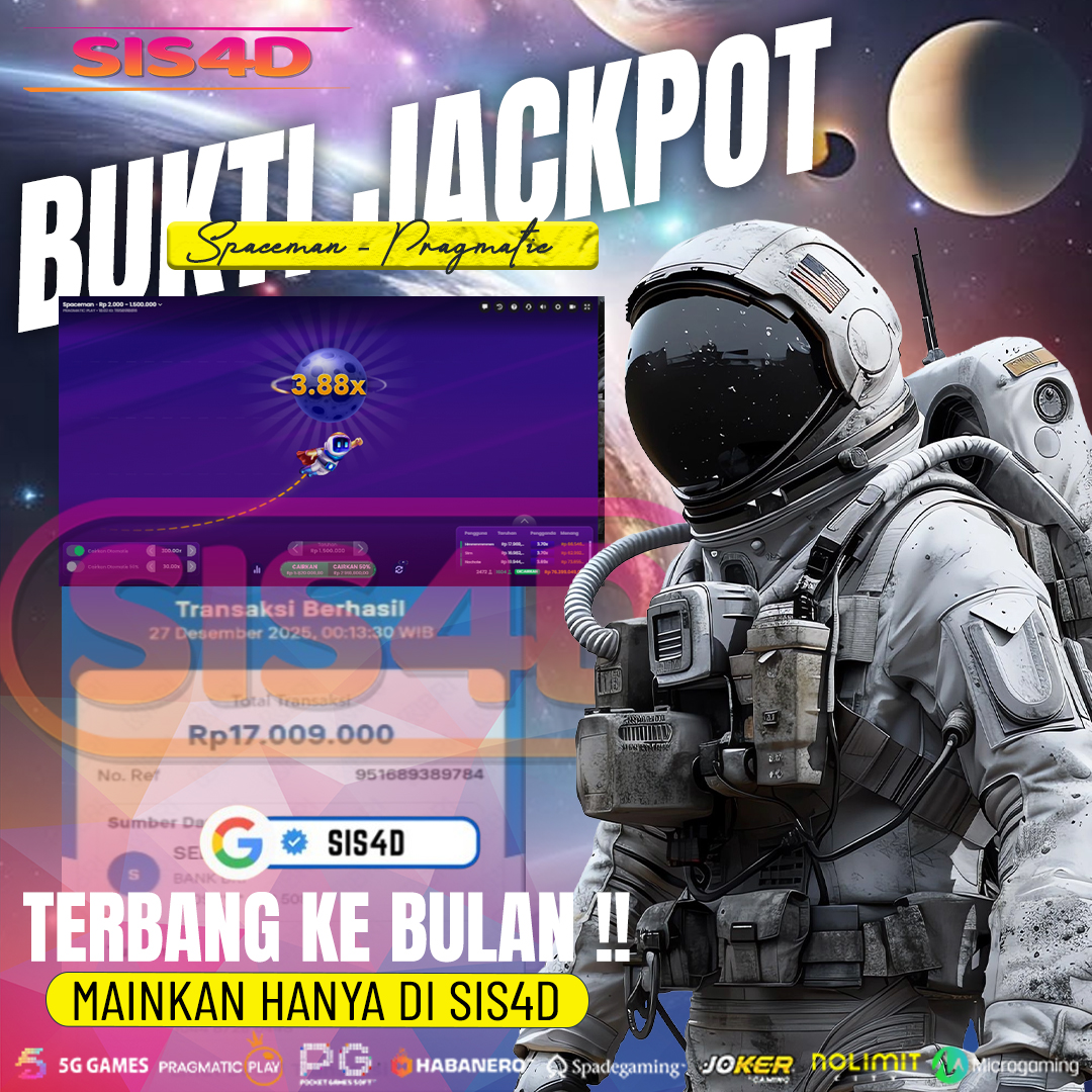 TERBANG KE BULAN BERSAMA SIS4D - WIN 17 JT