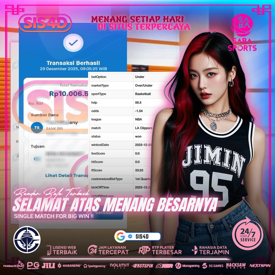 SINGLE MATCH FOR BIG WIN - SPORTS SIS4D