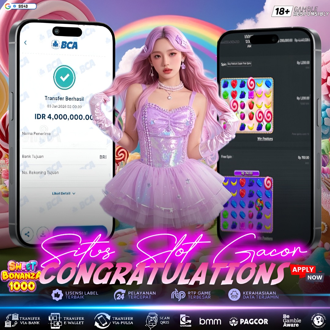 JACKPOT 4 JUTA - SWEET BONANZA 1000