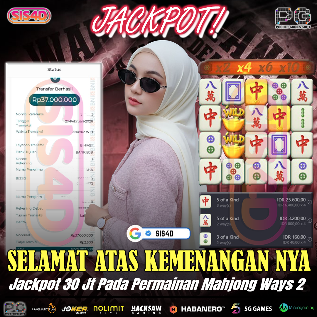 🔥 Mahjong2 lagi JP parah hari ini! 🔥