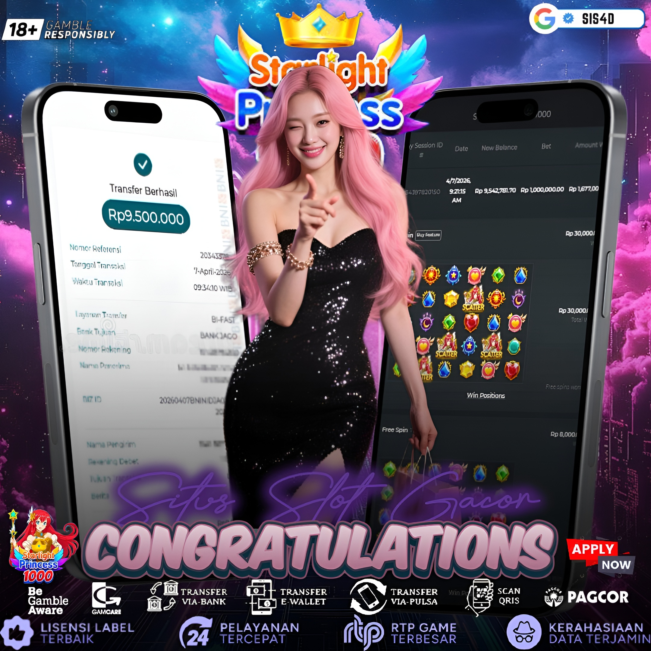 🔥 JP BESAR STORLIGHT PRINCESS DI SIS4D!