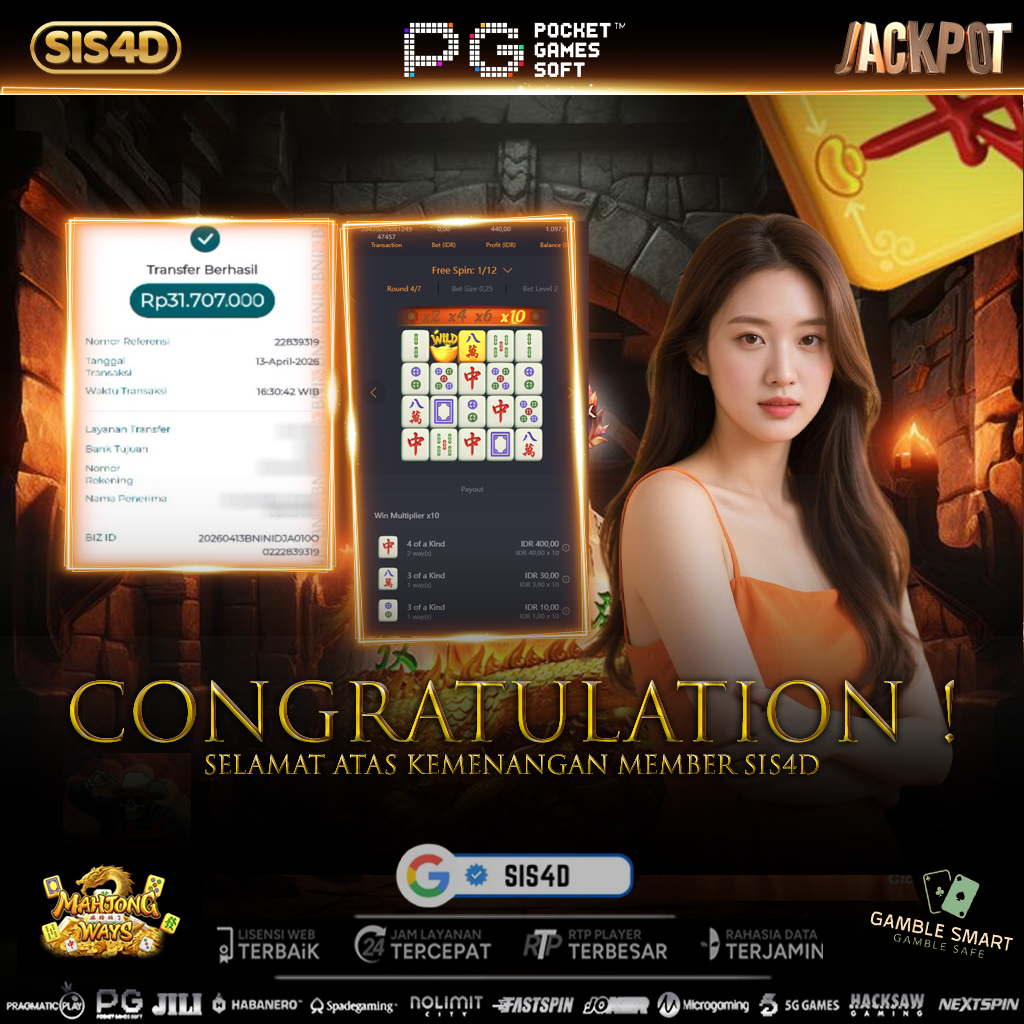 KEMENANGAN 31JT DARI MAHJONGWAYS