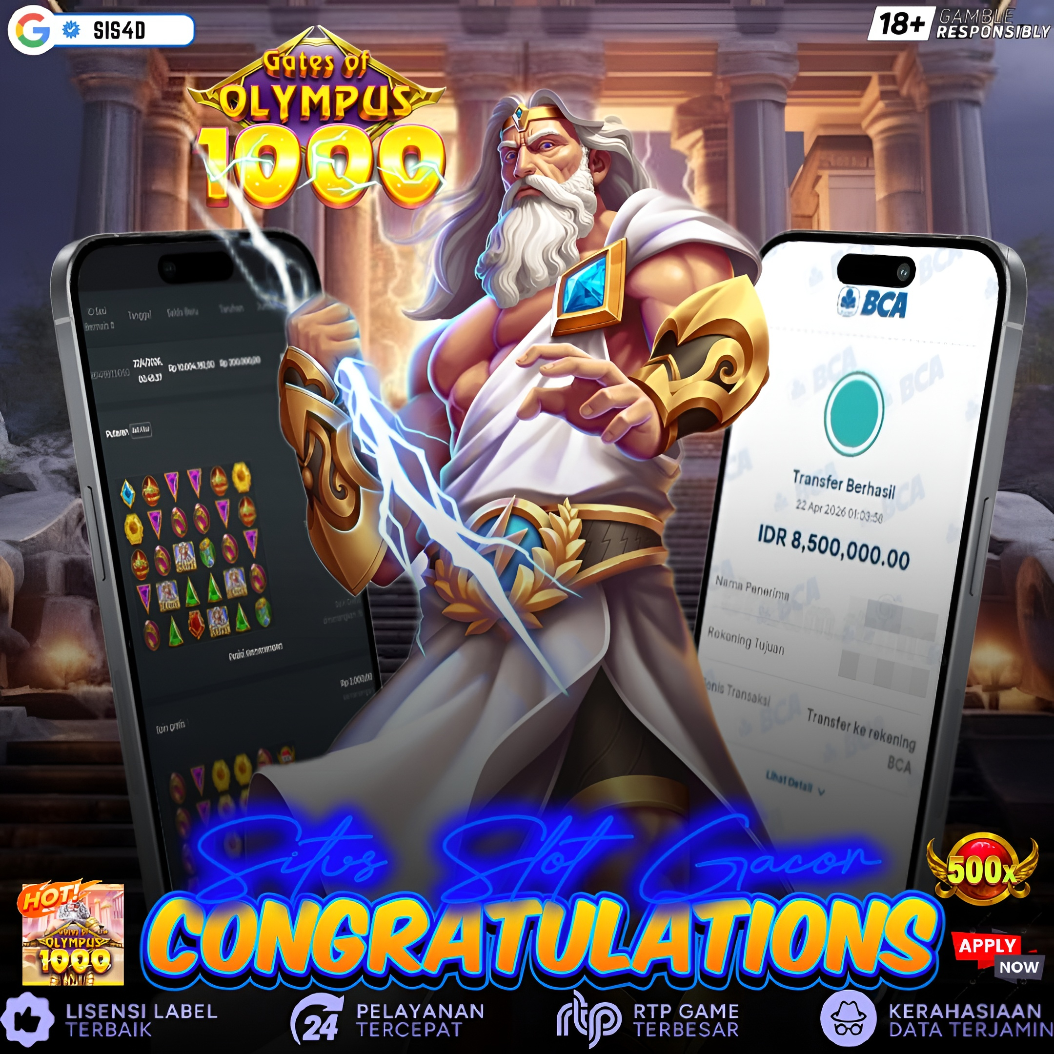 ⚡ ZEUS LAGI MURKA BAGI-BAGI JACKPOT! ⚡